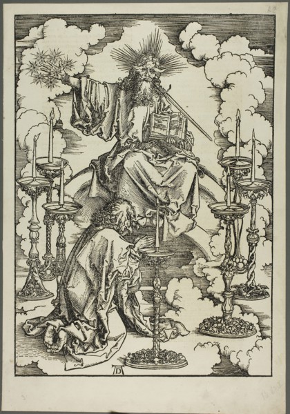 The Vision of the Seven Candlesticks, from The Apocalypse, c. 1496–98, published 1511, Albrecht