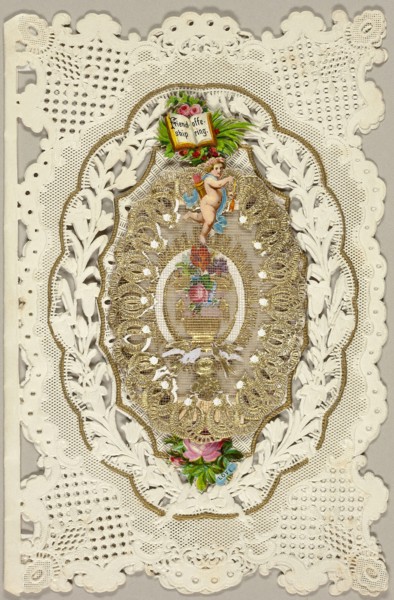 Friendship Offering (valentine), c. 1850, Unknown Artist, American or English, 19th century, United
