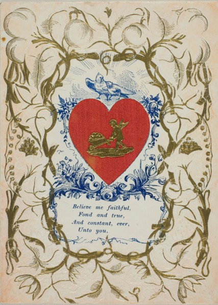 Believe Me Faithful (valentine), n.d., Unknown Artist, English, 19th century, England, Collaged