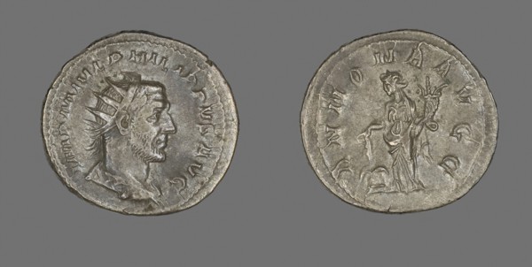 Antoninianus (Coin) Portraying King Philip I, AD 244/247, Roman, minted in Rome, Roman Empire,