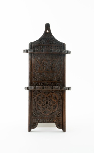 Spoon Holder, 18th century, Amsterdam, Netherlands, Amsterdam, Wood, 34.3 × 14 × 5.7 cm (13 1/2 × 5