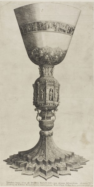 Chalice, 1640, Wenceslaus Hollar (Czech, 1607-1677), after Andrea Mantegna (Italian, 1431-1506),