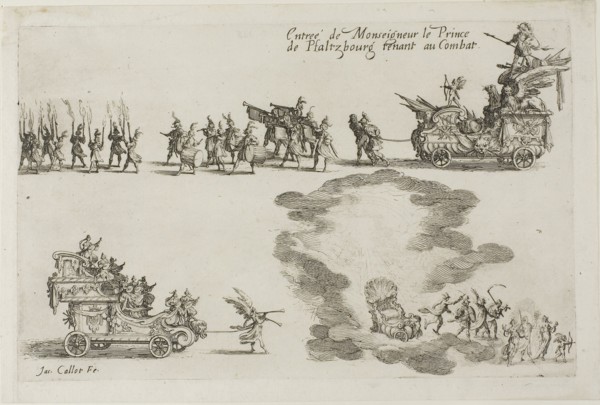 Entry of the Monseigneur the Prince of Phalsbourg, Defender in the Combat, from The Combat at the