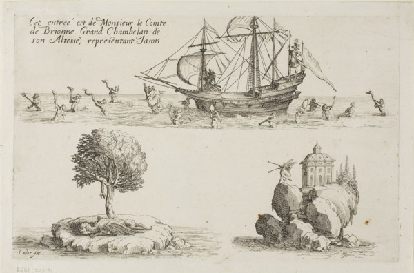 Entry of M. le Comte de Brionne, Grand Chamberlain of His Highness, Representing Jason, from The