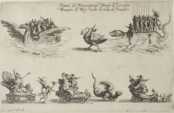 Entry of Monseigneur Henry de Lorraine, Marquis de Moy, under the Name of Pirandre, from The Combat