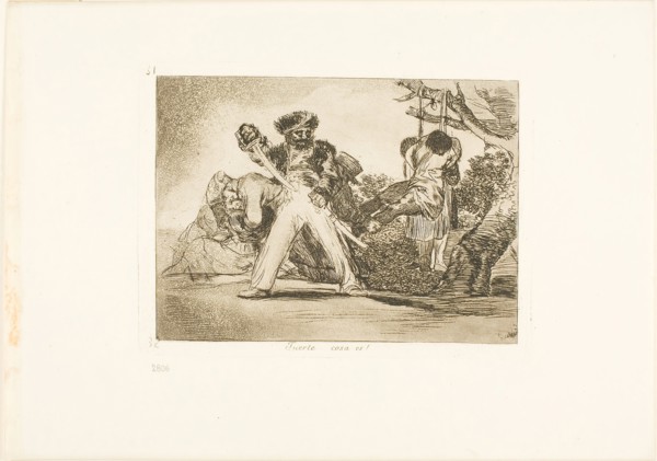 That’s tough!, plate 31 from The Disasters of War, 1812/15, published 1863, Francisco José de Goya