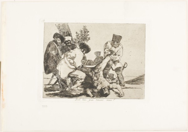 What More Can Be Done?, plate 33 from The Disasters of War, 1812/15, published 1863, Francisco José