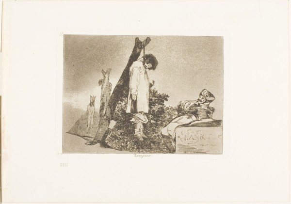 Not in this case, plate 36 from The Disasters of War, 1812/15, published 1863, Francisco José de