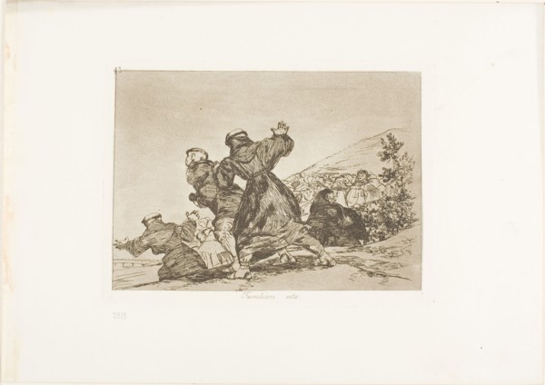 This too, plate 43 from The Disasters of War, 1815/20, published 1863, Francisco José de Goya y