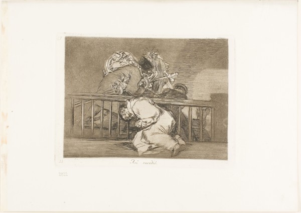 This is How it Happened, plate 47 from The Disasters of War, 1812/15, published 1863, Francisco