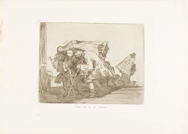 This is Not Less so, plate 67 from The Disasters of War, 1815/20, published 1863, Francisco José de