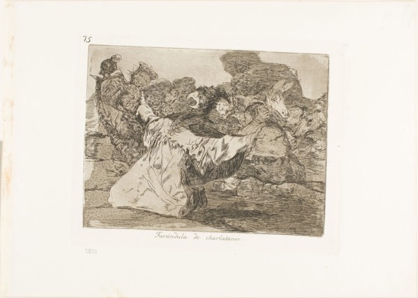 Charlatan’s show, plate 75 from The Disasters of War, 1815/20, published 1863, Francisco José de