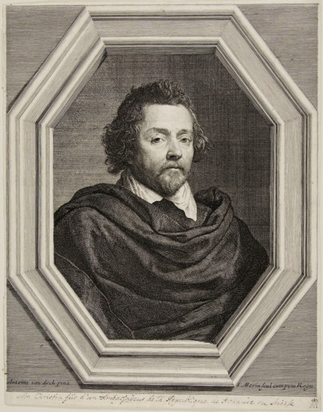 Nicolas Christin, n.d., Jean Morin (French, c. 1590-1650), after Anthony van Dyck (Flemish,