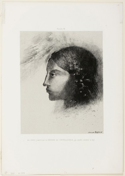 Upon Awakening I Saw the Goddess of the Intelligible With Her Severe and Hard Profile, plate 6 of