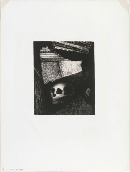 A Man of the People, a Savage, from The Juror, 1887, Odilon Redon, French, 1840-1916, France,