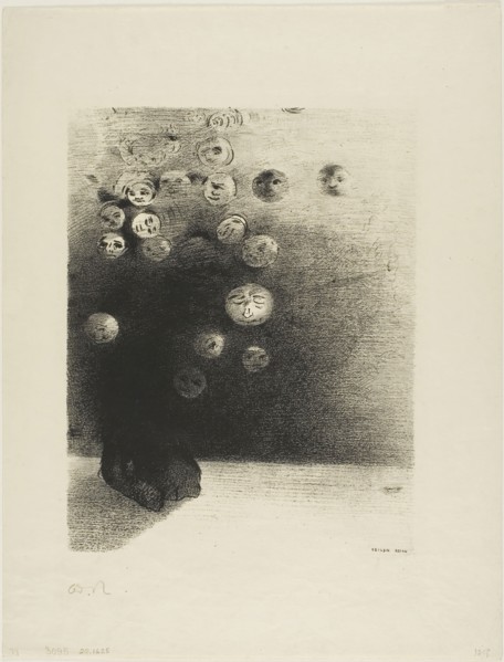 Why Should There Not Exist an Invisible World…?, plate 6 from Edmond Picard’s Le Jure, 1887, Odilon