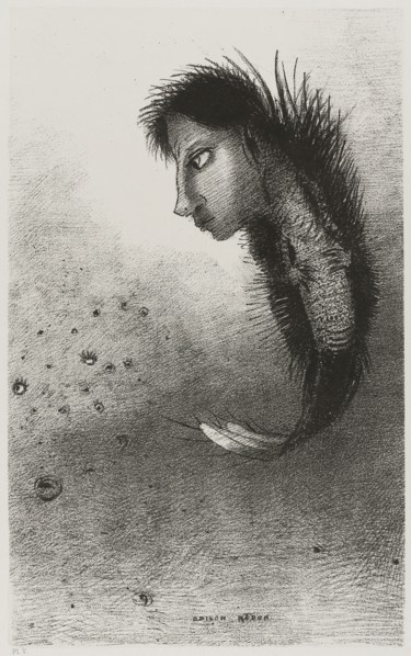 Then There Appears a Singular Being, Having the Head of a Man On the Body of a Fish, plate 5 of 10,