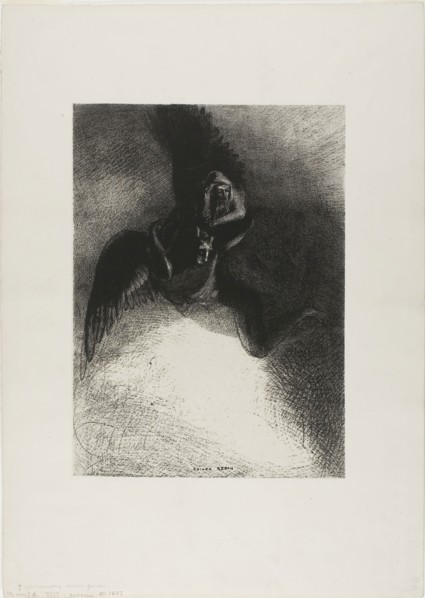Frontispiece to A Gustave Flaubert (To Gustave Flaubert), 1889, Odilon Redon, French, 1840-1916,