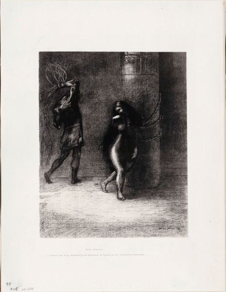 Saint Anthony: Beneath her long hair, which covered her face, I thought I recognized Ammonaria,