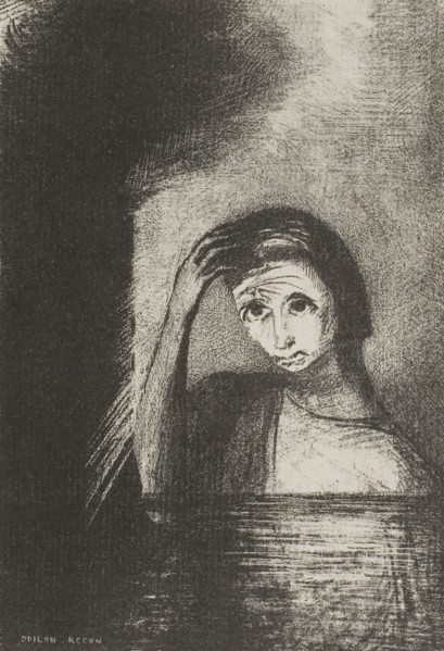 Frontispiece from Emile Verhaeren’s Les Debacles, 1889, Odilon Redon, French, 1840-1916, France,