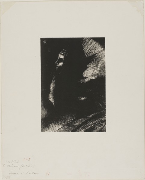 Frontispiece for Les Chimères by Jules Destrée, 1889, Odilon Redon, French, 1840-1916, France,