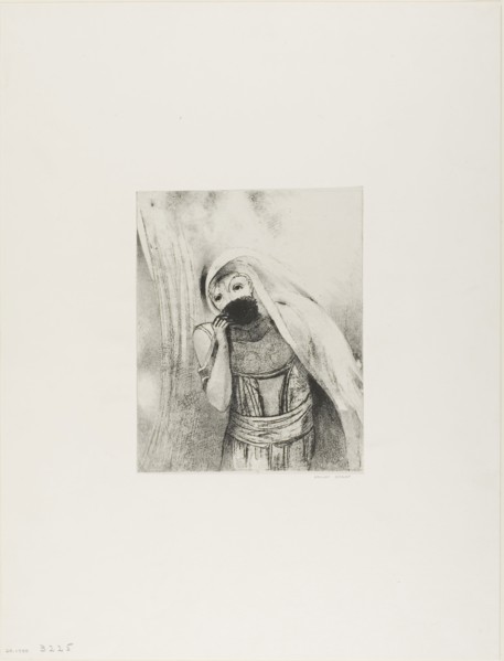 She Draws From Her Bosom a Sponge, Perfectly Black, and Covers it With Kisses, plate 8 of 24, 1896,