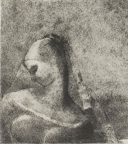 Helen, Ennoia, plate 10 of 24, 1896, Odilon Redon, French, 1840-1916, France, Lithograph in black
