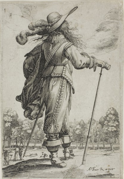 The Garden of French Nobility (The King’s Officer), 1629, Abraham Bosse, French, 1602-1676, France,