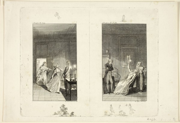 Illustration to Samuel Richardson’s Clarissa, 1796, Daniel Nikolaus Chodowiecki, German, 1726-1801,