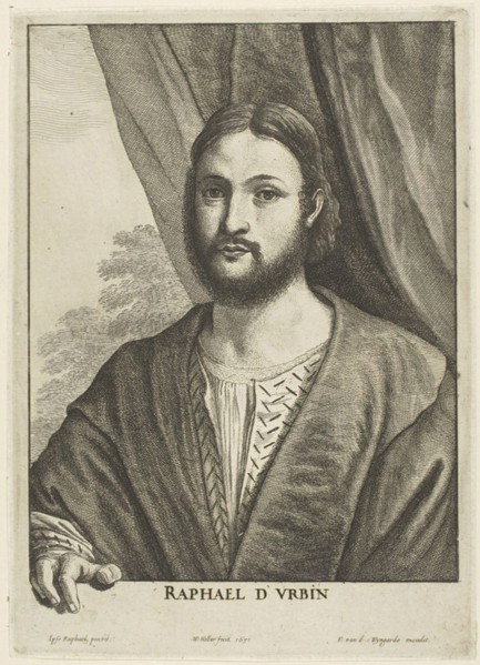 Raphael, 1650/51, Wenceslaus Hollar (Czech, 1607-1677), after Raffaello Sanzio, called Raphael