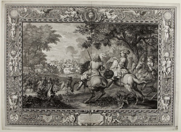 Defeat of the Spanish Army Near the Canal at Bruges by the Troops of King Louis XIV 1667, 1680,
