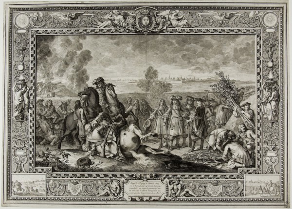 Third Tapestry: The Siege of Douai, 1667, Sébastien Le Clerc, the Elder, French, 1637-1714, France,