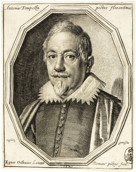 Antonius Tempesta, 1623, Ottavio Mario Leoni, Italian, 1578-1630, Italy, Engraving on paper, 144 x