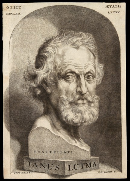 Father Lutma, 1669/81, Janus Lutma, II, Dutch, 1624-1689, Netherlands, Punched engraving with