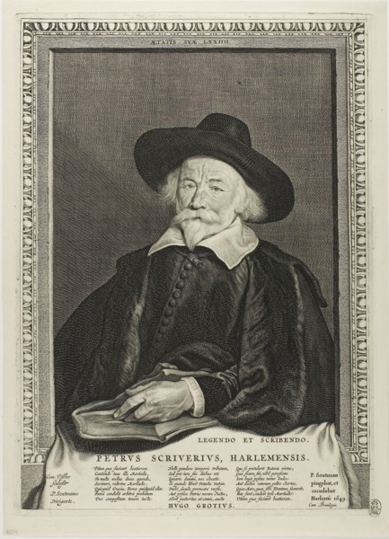 Peter Scriverius, from Quatuor Personae, 1649, Cornelis Visscher, the Elder (Netherlandish, c.