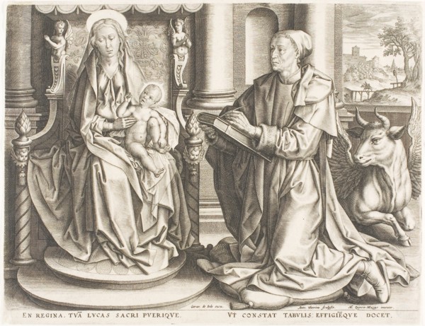 Saint Luke Painting the Virgin, n.d., Antoine Wiertz (Belgian, 1806-1865), after Quentin Massys
