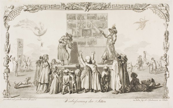 The Improvement of Morals, 1786, Daniel Nikolaus Chodowiecki, German, 1726-1801, Germany, Etching