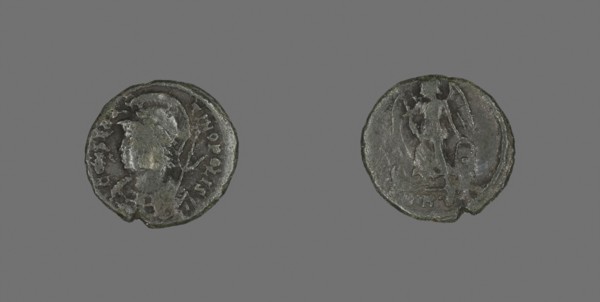 Coin Depicting Constantinople, 330/335 AD (?), Roman, minted in Constantinople, Roman Empire,
