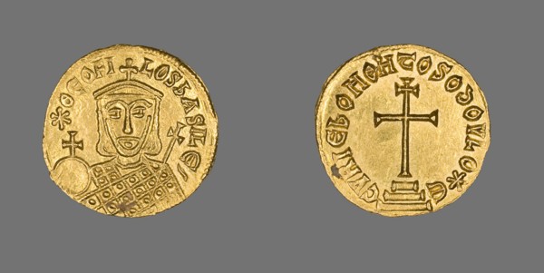 Solidus (Coin) of Theophilus, AD 829/831, Byzantine, minted in Constantinople, Byzantine Empire,