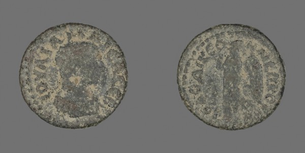 Coin Portraying Julia Maesa, AD 165/224, Roman, Roman Empire, Bronze, Diam. 2.2 cm, 6.16 g