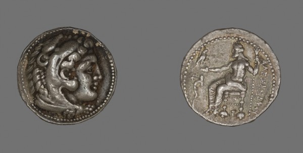 Tetradrachm (Coin) Portraying Alexander the Great, 336/323 BC, Greek, minted in Cilicia, Greece,