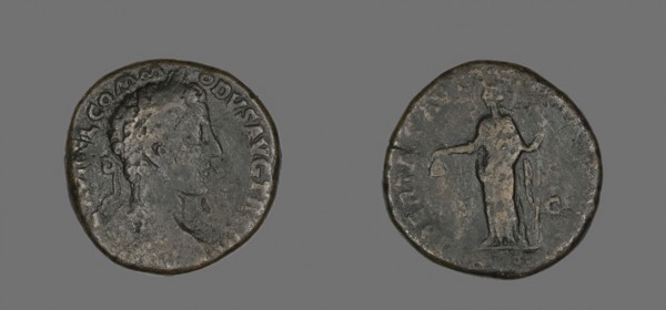 Sestertius (Coin) Portraying Emperor Commodus, AD December 177/December 178, Roman, minted in Rome,