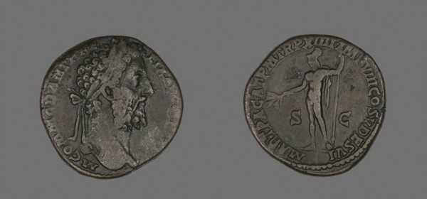 Sestertius (Coin) Portraying Emperor Commodus, AD 189, Roman, minted in Rome, Roman Empire, Bronze,