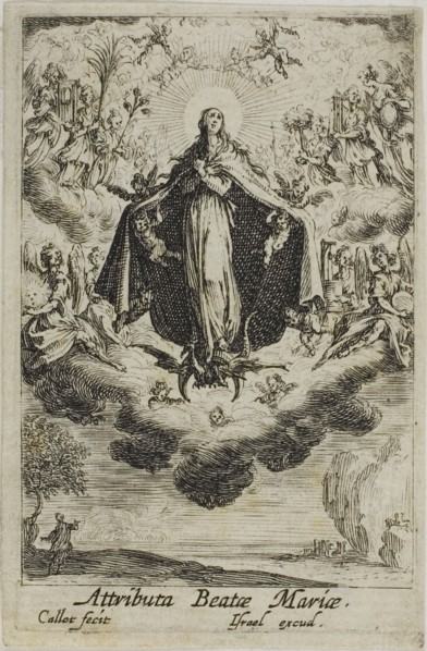 The Glorification of the Virgin, from The Life of the Virgin, n.d., Jacques Callot, French,