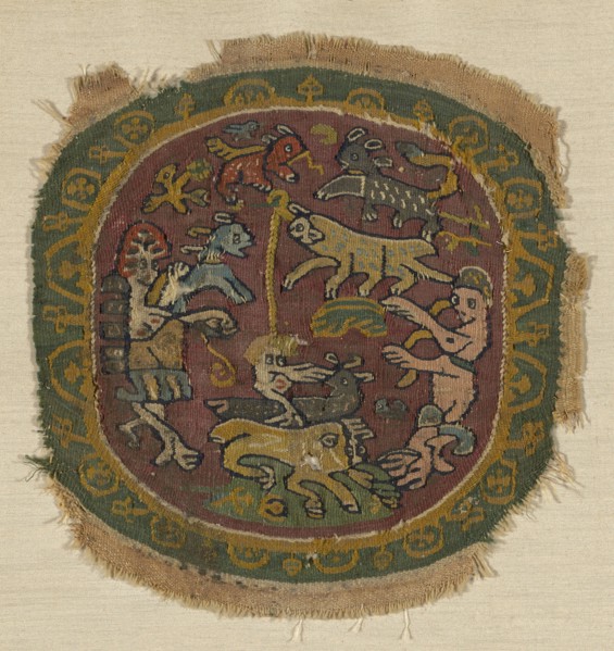 Fragment, Roman period (30 B.C.–641 A.D.)/Arab period (641–969), 6th/8th century, Coptic, Egypt,