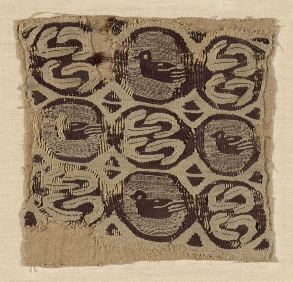 Fragment, Roman period (30 B.C.–641 A.D.), 5th/6th century, Egypt, Bahnasa, Egypt, Linen and wool,
