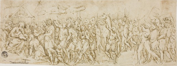 Adoration of the Magi, 1560/80, Possibly Lattanzio Gambara, Italian, c. 1530-1574, Italy, Pen and
