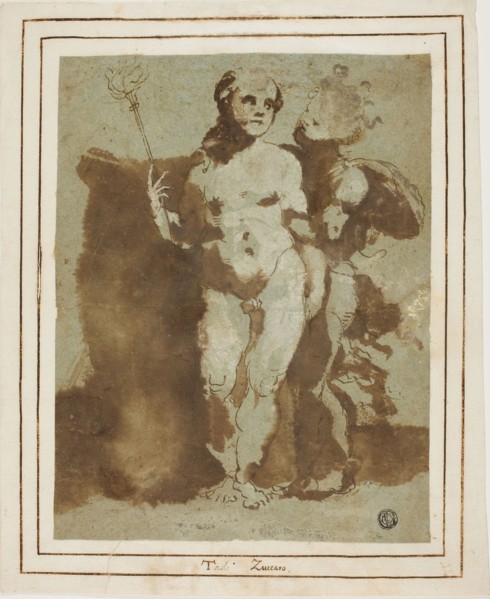 Pagan Child Couple, c. 1546, Circle of Domenico Beccafumi, called Il Mecarino (Italian, 1484-1551),
