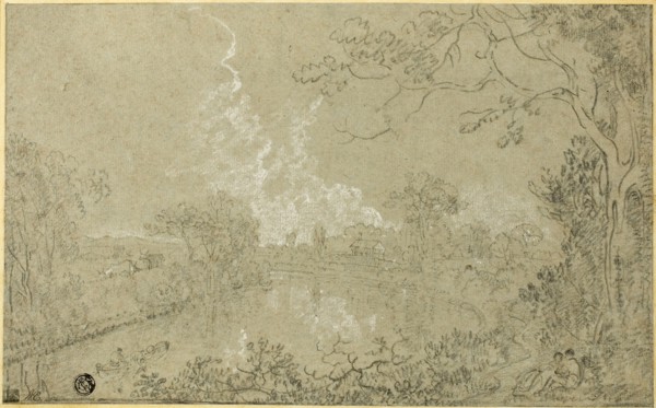 Banks of the River Dee near Eaton Hall, Cheshire, c. 1759, Richard Wilson, English, 1714-1782,