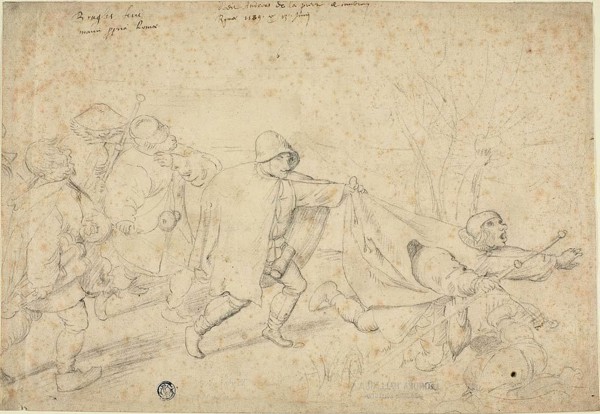 The Parable of the Blind, 1589, Andreas de la Prieur de Cambray (Flemish, 1567-1599), after Pieter